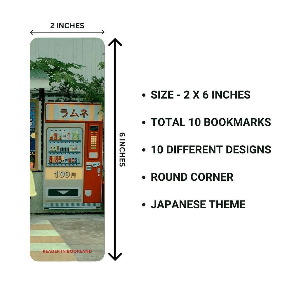 Japanese theme Bookmarks - 10 Different Designs